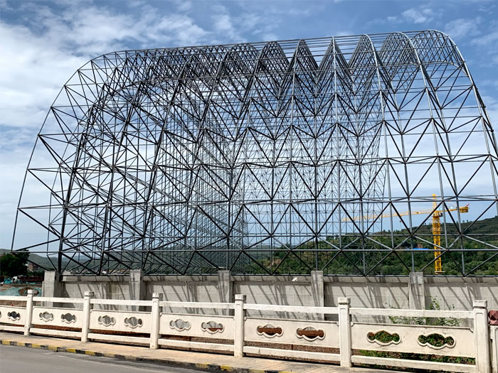 高平山寨矿储煤棚网架